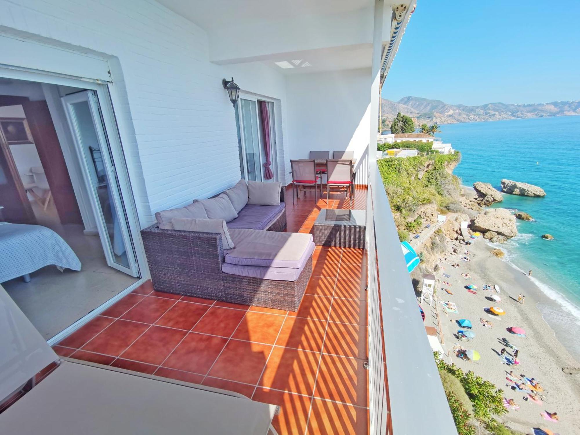 Appartamento Carabeo Vista Mar Nerja Esterno foto